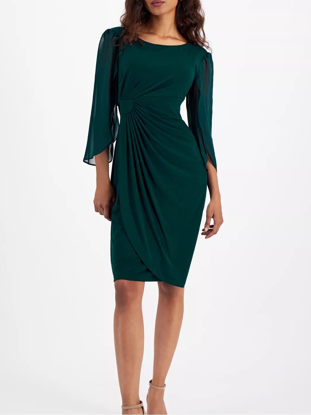 Connected Plus Size Side Tab Dress